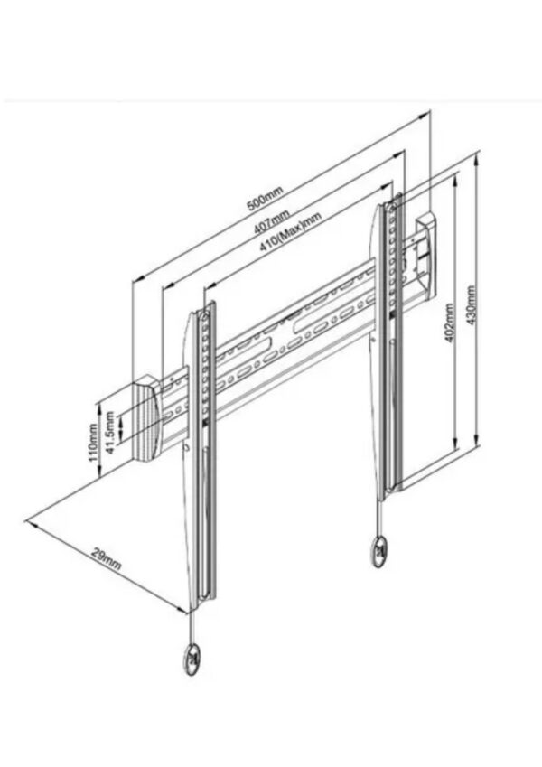 Soporte de pared de 32" - 70" para Display/ smart board - Imagen 2